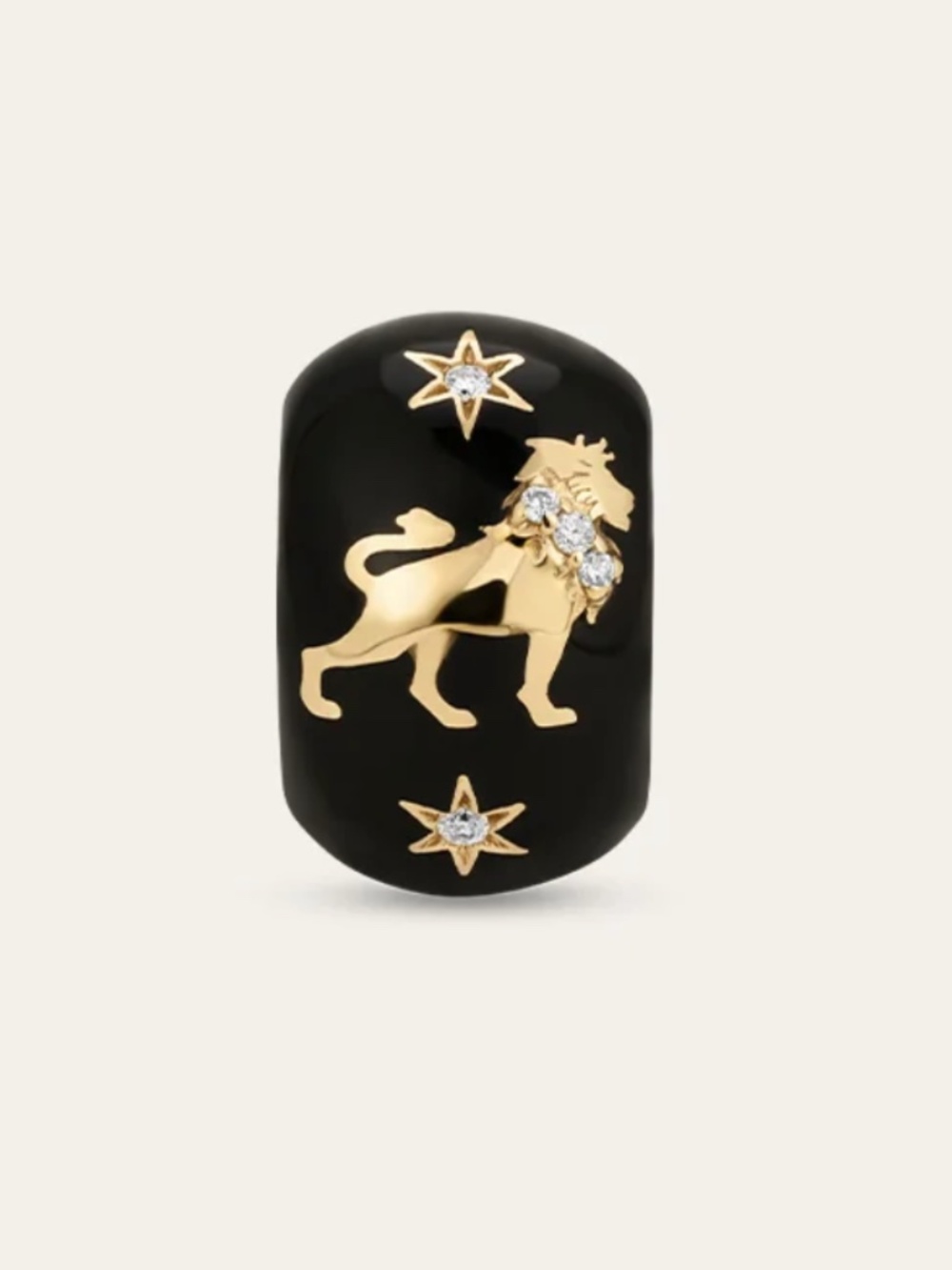 Adina Reyter Zodiac Ceramic + Diamond Leo Big Bead